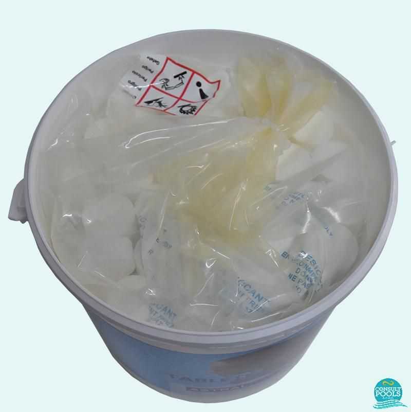 Brom tablete 20 gr, cu dizolvare lenta, brom activ 61%, clor activ 27 % ...