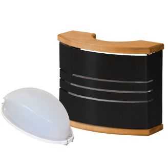 Abajur cu lampa pentru sauna, Harvia, Legend black SAS21107