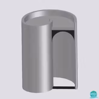 Cabina dus Melc baie de aburi, polistiren alb, R60 * 250 cm PoolZone