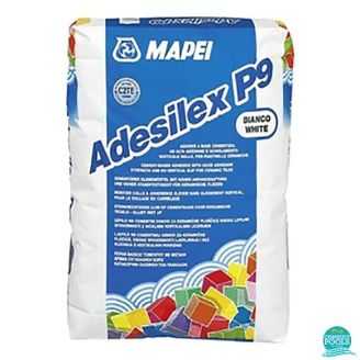 Adeziv gresie si faianta Mapei 25 kg/sac Adesilex P9 Alb