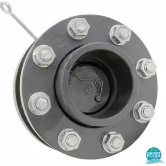 Clapeta de sens PVC cu flanse D75 Cepex