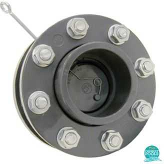 Clapeta de sens PVC cu flanse D125 Coraplax