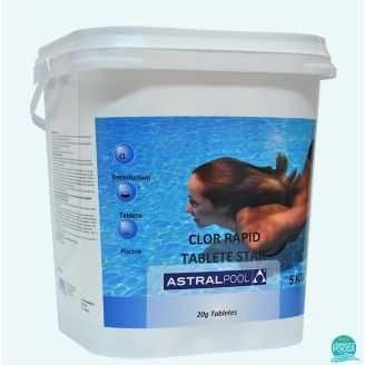 Clor rapid tablete piscina  Astral Pool Spania 5 kg