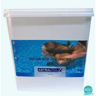 Clor soc granule Diclor 55%, Astral Pool 10 kg