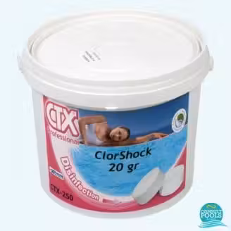 Clor rapid pentru piscina tablete CTX 250 -5 kg