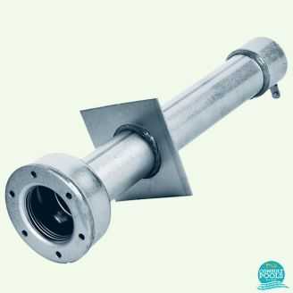 Conducta de perete inox AISI-304, liner, 440 mm, 1 1/2"