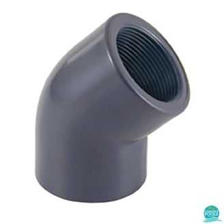 Cot PVC-U cu filet interior D63 2", 45 grade Cepex Spania