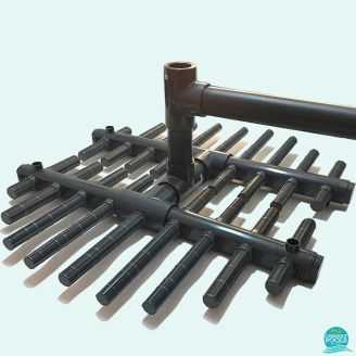 Distribuitor colector crepine complet pentru filtru Praga conexiune D90 - 1400 