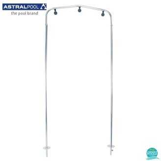 Dus piscina tip tunel cu arcada, inox AISI-304, 3 capete Astral Pool 