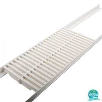 Gratar piscina perimetral ABS 195 mm