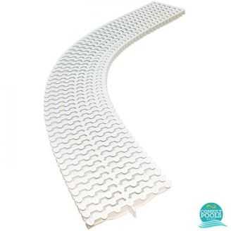 Gratar piscina perimetral alb abs 195 mm 34190