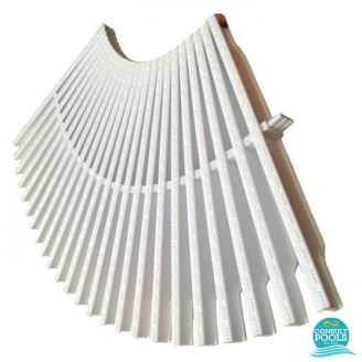 Gratar piscina perimetral PP Astral Pool 335 mm