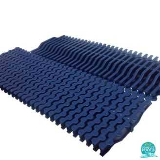 Gratar piscina perimetral albastru abs 295 mm 34192RAL5003