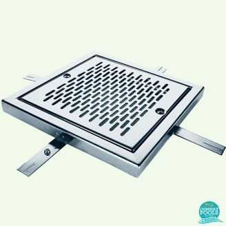 GrilaJ scurgere din inox AISI-316, 200 * 200 mm, 15 mc/h