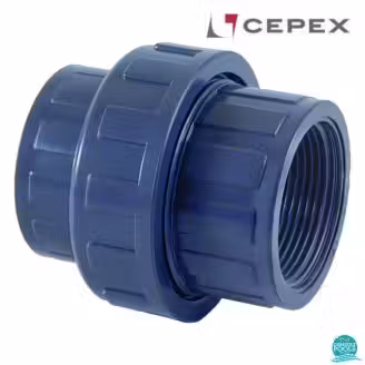 Holender pvc U D63 lipire / filet interior 2" Cepex Spania 