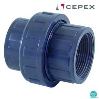 Holender pvc U D50 lipire / filet interior1/2" Cepex Spania 