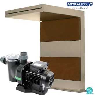Kit cascada piscina AstralPool, debit 12 mc/h, cascada inox Pluvium, pompa Sena 25465, 220 V