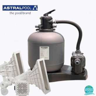 Kit echipament piscina Galactic volum 75 mc, Norm, debit sistem filtrare 12 mc/h, conexiune D50 AstralPool Spania