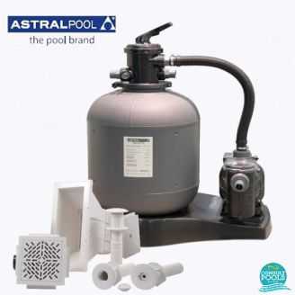 Kit echipament piscina Galactic volum 48 mc, debit sistem filtrare 6 mc/h, conexiune D50 AstralPool Spania