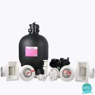 Kit echipament piscina volum 55 mc HPEMI55