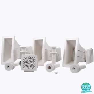 Kit elemente de montaj piscina pentru 108 mc apa, sifon patrat 00258