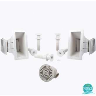 Kit elemente de montaj piscina pentru 84 mc apa sifon rotund