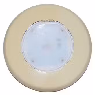 Kit proiector piscina LumiPlus Flexi V1, fara nisa, led alb rece, 16 W, 1485 l, 5700 K, AC, 12V, rama bej AstralPool