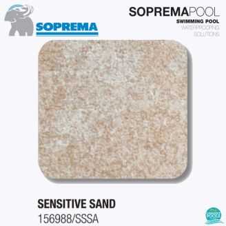 Liner PVC 1.8 mm Sensitive Sand 3D, grosime 1.8 mm, latime 1.65 m, Colectia 3D, Italia