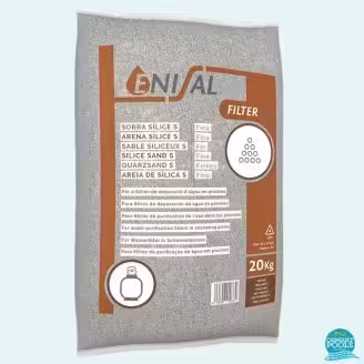 Nisip material filtrant pentru piscina granulometrie 0.5 - 1.0 mm Enisal