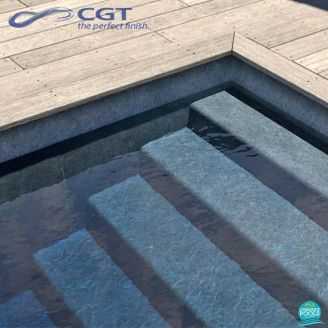 Membrana pvc liner Granit Blue Touch 3D, CGT Alkor, grosime 2 mm, latime 1.65 m, gama Premium, Canada