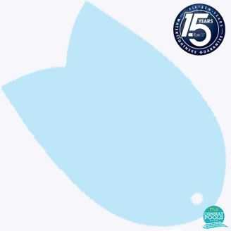 Membrana pvc liner Light Blue, 1.5 mm, latime 165 cm, armat, Germania