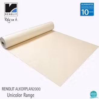 Membrana pvc liner Sand Renolit Alkorplan2000, grosime 1.5 mm, latime 2.05 m, gama Standard, Germania