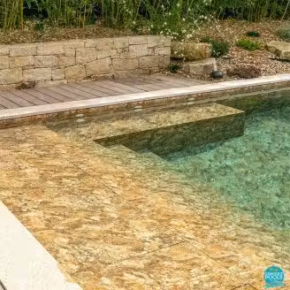 Membrana pvc liner Touch Authentic 3D Renolit Alkorplan, grosime 2 mm, latime 1.65 m, gama Premium, Germania