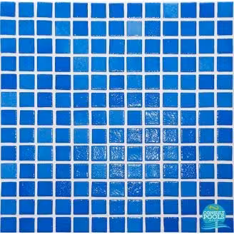 Mozaic piscina Astral Pool mixt albastru standard 2.5 * 2.5 cm