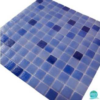 Mozaic piscina mixt albastru  HVZ060