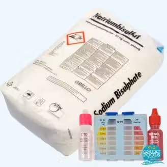 Pachet corector ph minus 25 kg plus tester cu picaturi AstralPool