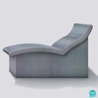 Pat relaxare baie de aburi, polistiren alb, 157* 83 * 70 cm PoolZone