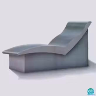 Pat relaxare baie de aburi, polistiren alb, 185* 90 * 70 cm PoolZone