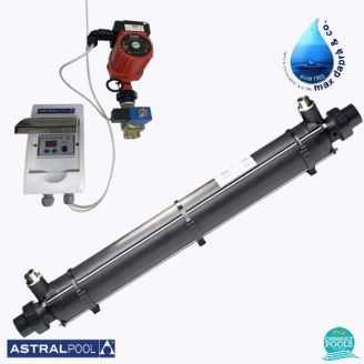 Schimbator de caldura titan D-KWT-TI105 complet echipat 126 kw