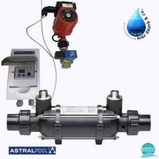 Schimbator de caldura titan D-KWT-TI45 complet echipat 46 kw