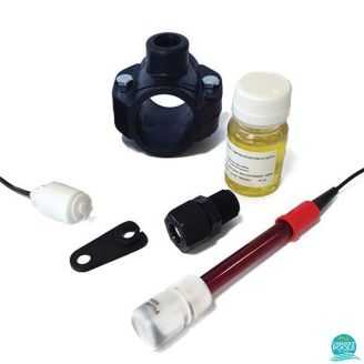 Set electrod sonda redox,solutie calibrare, suport sonda pentru pompe Exactus AstralPool Spania