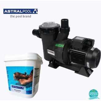 Set pompa piscina Victoria Plus 16 mc/h, plus clor soc 5 kg, Astral Pool