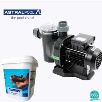 Pachet pompa piscina Sena 8.5 mc/h, plus clor soc 5 kg, AstralPool