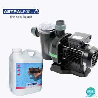 Set pompa piscina Sena 7 mc/h, plus floculant 5 l, Astral Pool