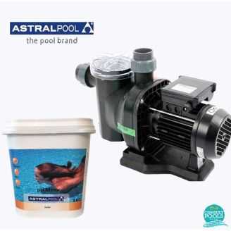 Pachet pompa piscina Sena 11.8 mc/h, plus ph minus granulat 8 kg, AstralPool