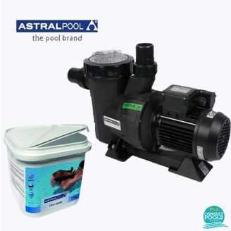 Set pompa piscina Victoria Plus 11 mc/h, plus clor rapid tablete 5 kg, Astral Pool