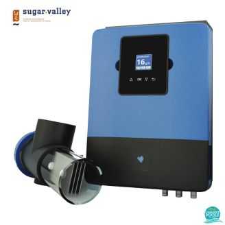 Sistem electroliza piscina Neosal 33 g/h, volum piscina 150 mc, celula transparenta Sugar Valley