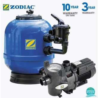 Sistem filtrare MS800 FloPro 150M D798, debit 20.8 mc/h, putere 1.5 hp, volum piscina 120 mc Zodiac