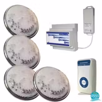 Sistem iluminare piscina leduri multicolore RGB 3X27 W AstralPool 