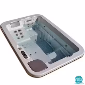 Spa Baltic 40, ingropat, jet inox, lumini, acoperire Astral Pool 